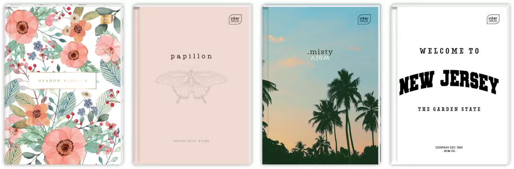 Brulion A5/96K gładki. 5 sztuk - tantis.pl