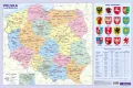 Demart. Podkładka na biurko. Polska podział administracyjny - tantis.pl