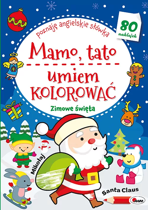 Mamo, tato umiem kolorować. Zimowe święta - tantis.pl