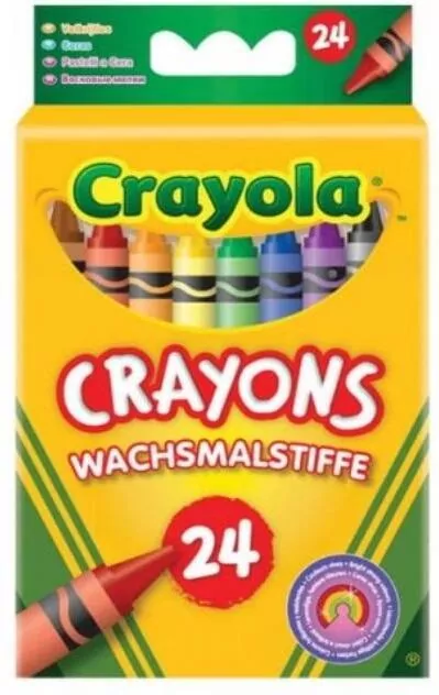 Crayola. Kredki świecowe zmywalne, 24 sztuki - tantis.pl