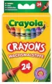 Crayola. Kredki świecowe zmywalne, 24 sztuki - tantis.pl