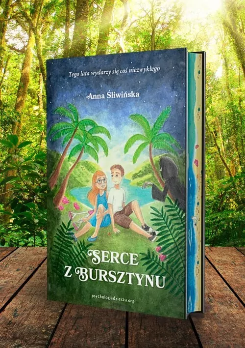 Serce z bursztynu (barwione brzegi) - tantis.pl