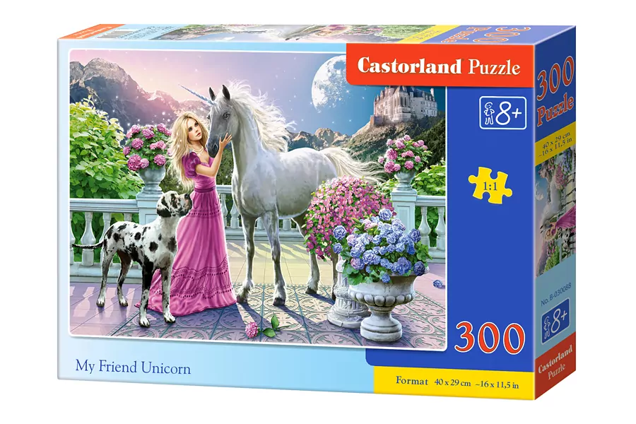 Puzzle 300. Mój przyjaciel Jednorożec - tantis.pl