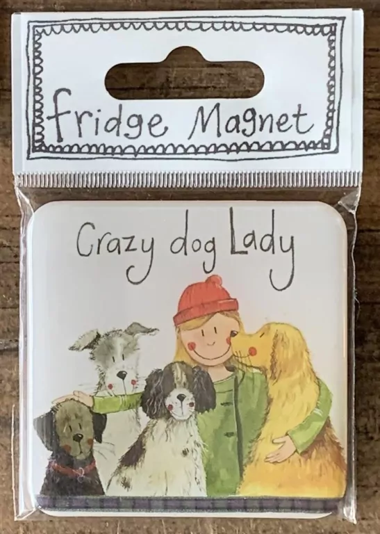 Magnes. Crazy Dog Lady - tantis.pl