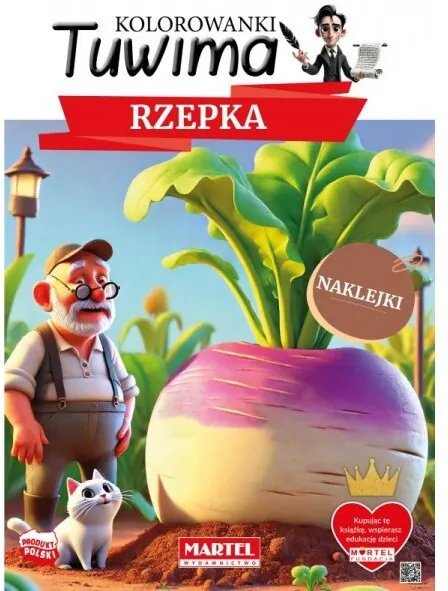 Kolorowanki Tuwima. Rzepka z naklejkami - tantis.pl