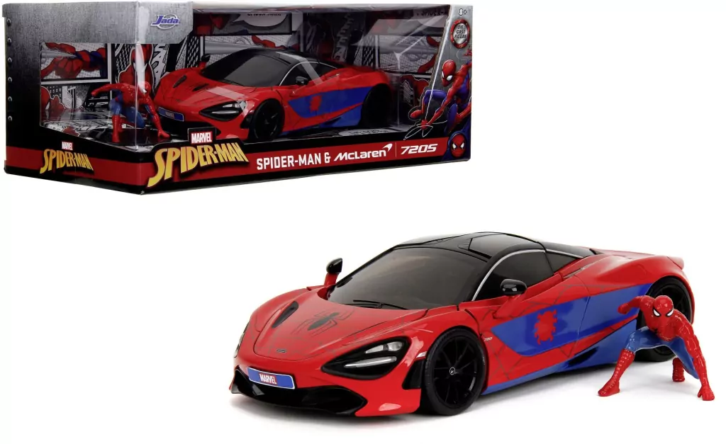 Jada Spider-Man McLaren 1:24+figurka - tantis.pl