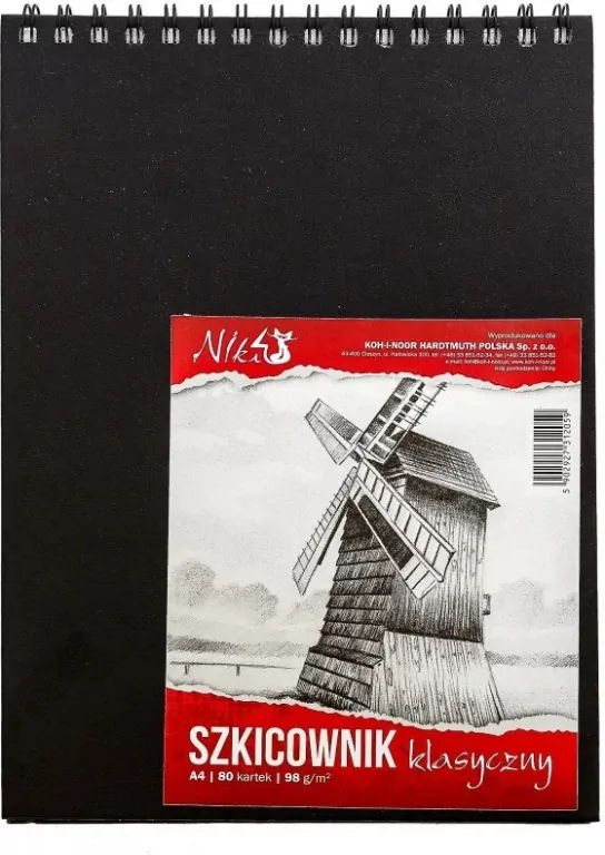 Szkicownik klasyczny A4 98G. 80 k - tantis.pl