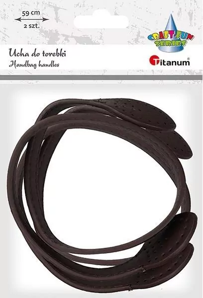Uszy do torebki 2szt kawowe - tantis.pl