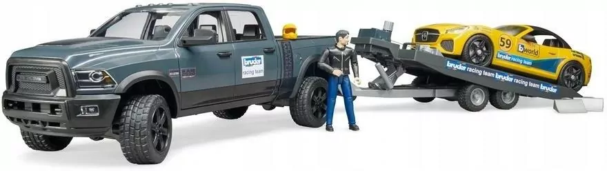 Auto Dodge RAM 2500 Power Wagon z lawetą i autem - tantis.pl