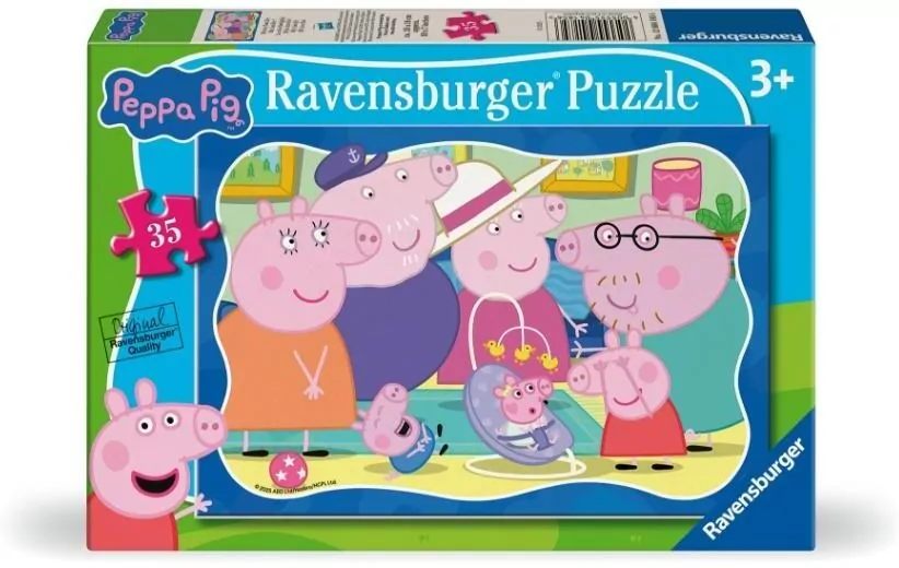 Puzzle dla dzieci 2D: Siostrzyczka Peppy 35el - tantis.pl