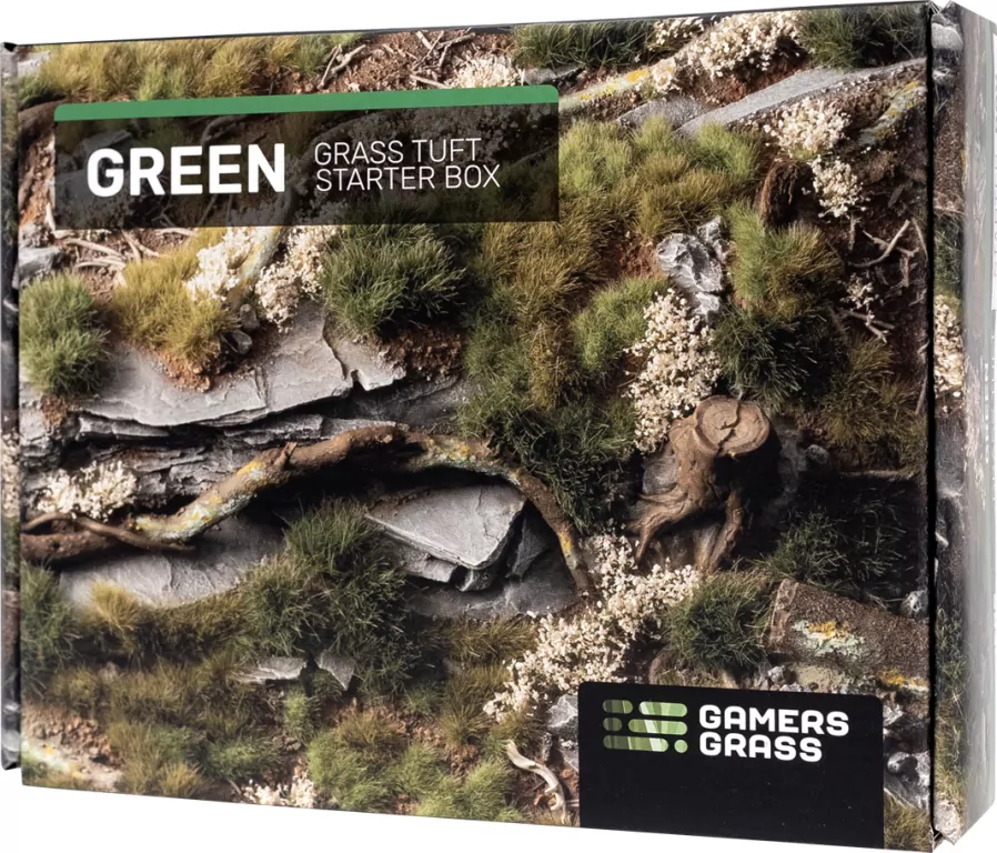 Gamers Grass: Tuft Starter Boxes - Green Grass - tantis.pl