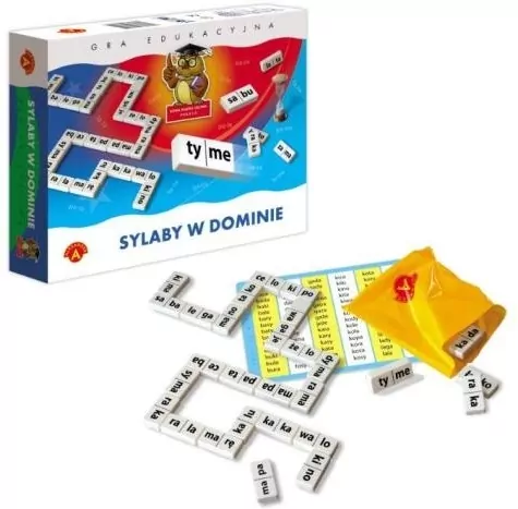 Sylaby w dominie. Gra edukacyjna - tantis.pl