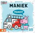 Maniek koloruje i nakleja. Pojazdy - tantis.pl