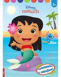 Disney maluch. Kolorowanka z naklejkami - tantis.pl