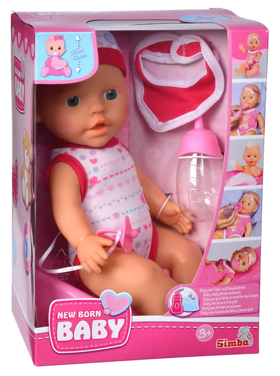 New Born Baby Lalka funkcyjna, 30 cm - tantis.pl