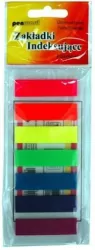 Zakładki indeksujące 12x45mm. Plastikowe