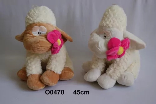 Owieczka z kwiatkiem 45cm - tantis.pl