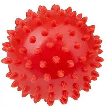 Piłka rehabilitacyjna czerwona 7,6cm