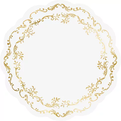 Podkładki pod talerze złoty Ornament - tantis.pl