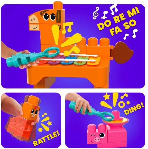 Mega Bloks. Muzykalne zwierzątka z farmy - tantis.pl