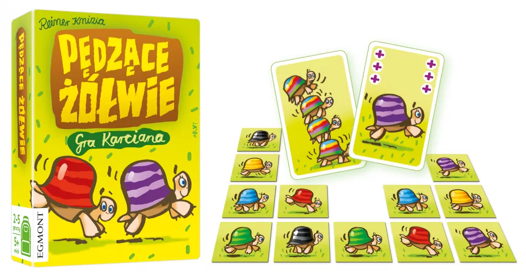Pędzące żółwie - gra karciana. Gry do plecaka - tantis.pl