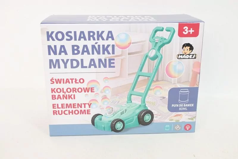 Kosiarka na bańki. Niebieska - tantis.pl