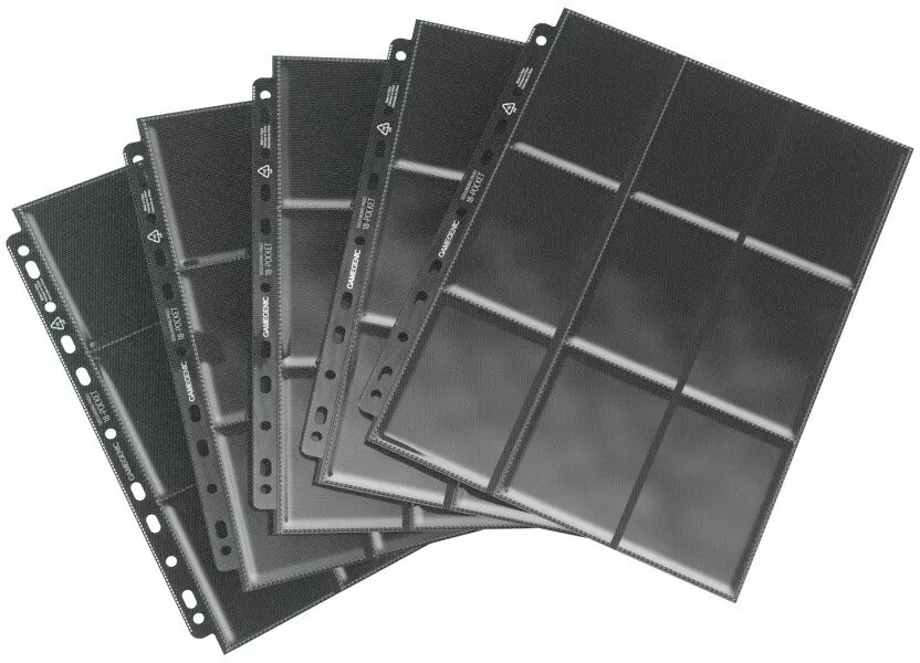 Koszulka do segregatora na karty. Czarna - tantis.pl