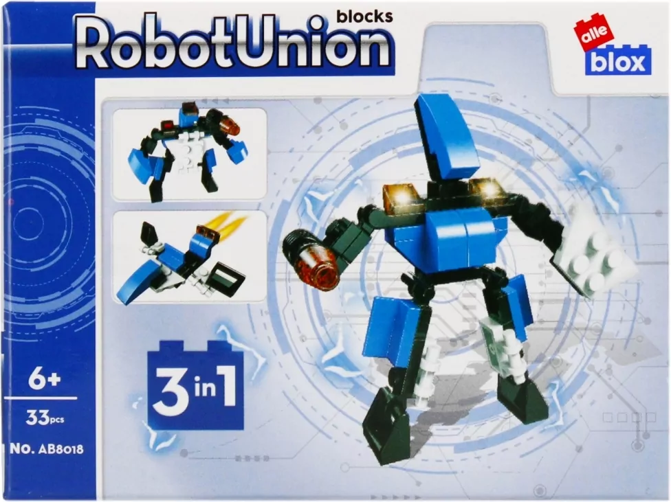 Klocki konstrukcyjne. Robot. 33 elementy - tantis.pl