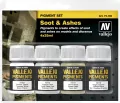 Vallejo: 73.193 - Pigment Set -Soot & Ashes (4x35 ml) - tantis.pl