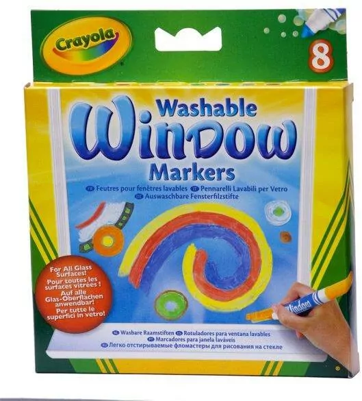 Flamastry zmywalne do szkła. 8 kolorów - tantis.pl