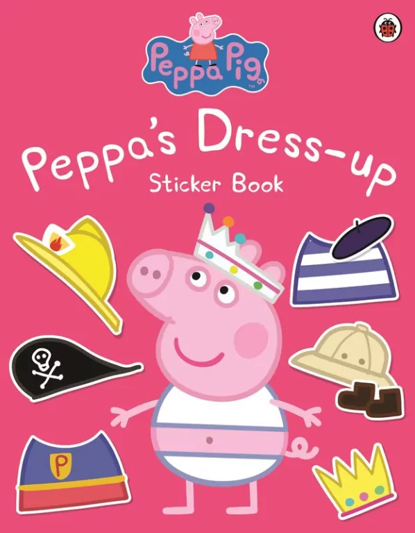 Peppa Dress-Up Sticker Book. Peppa Pig wer. angielska - tantis.pl