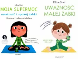Pakiet: Moja supermoc. Uważność i spokój żabki. Historie, gry i zabawy mindfulness/ Uważność małej żabki. Ćwiczenia uważności dla rodziców i ich maluchów