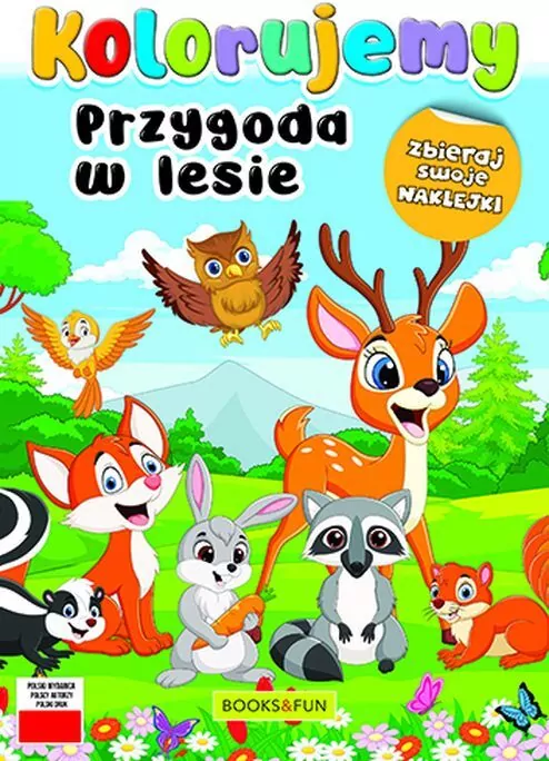 Kolorujemy. Przygoda w lesie - tantis.pl