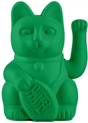 Kot sczęścia Vivid green