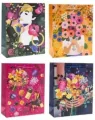 Torebka prezentowa 26x32x10cm Kwiaty MIX - tantis.pl
