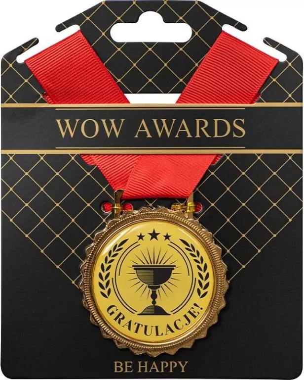 Medal prezentowy z napisem Gratulacje! - tantis.pl