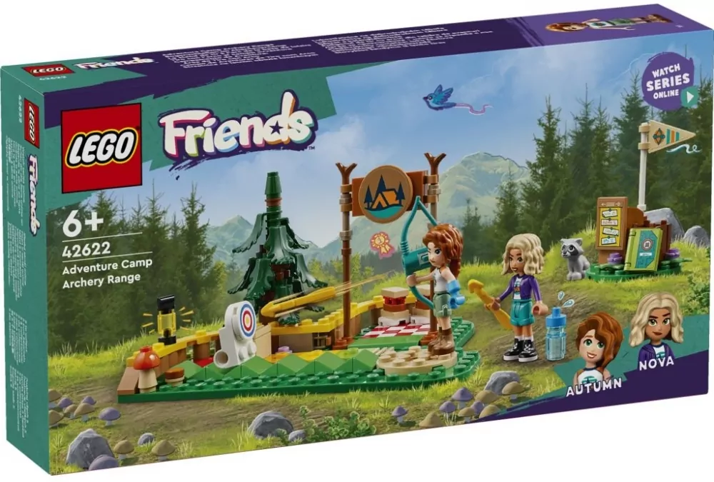 LEGO® Friends. Strzelnica na letnim obozie łuczniczym. 42622 - tantis.pl