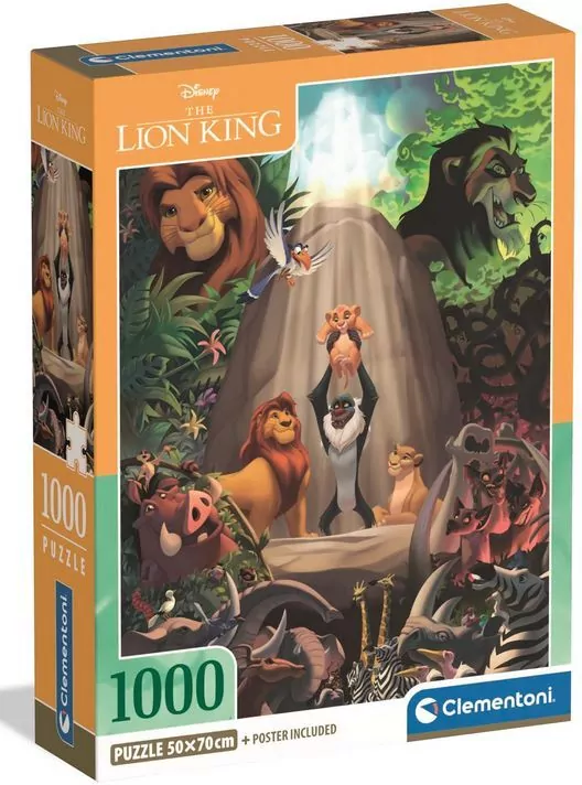 Puzzle 1000 The Lion King compact - tantis.pl