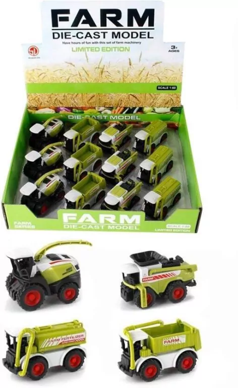 Kombajn metalowy pull back MIX - tantis.pl