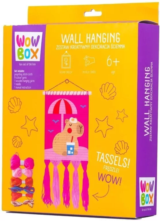 Wow Box Zestaw makrama Kapibara na plaży - tantis.pl