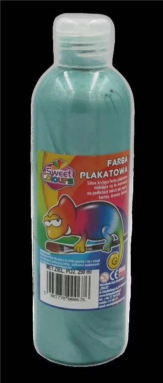 Farba dekoracyjna metaliczna zielona 250ml - tantis.pl