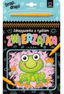 Zwierzątka. Zdrapywanka z rysikiem - tantis.pl