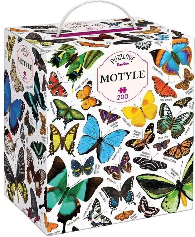 CzuCzu. Puzzlove. Motyle 200el - tantis.pl