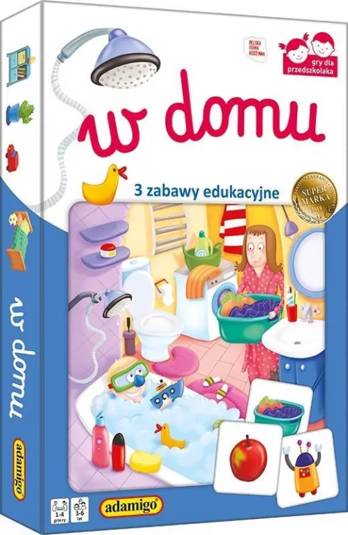 W domu. 3 zabawy edukacyjne. Zestaw edukacyjny - tantis.pl