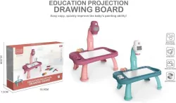 Stoliczek do rysowania z projektorem mix