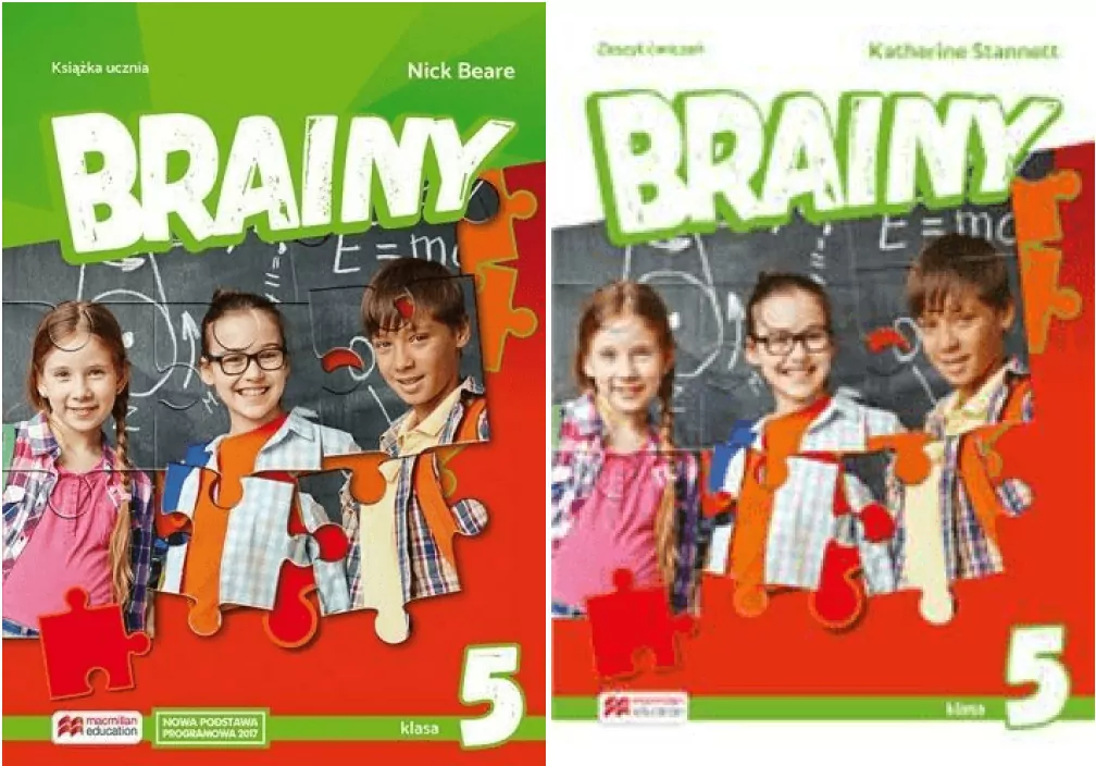 Pakiet: Brainy. Klasa 5. Książka ucznia. Zeszyt ćwiczeń. Język angielski - tantis.pl