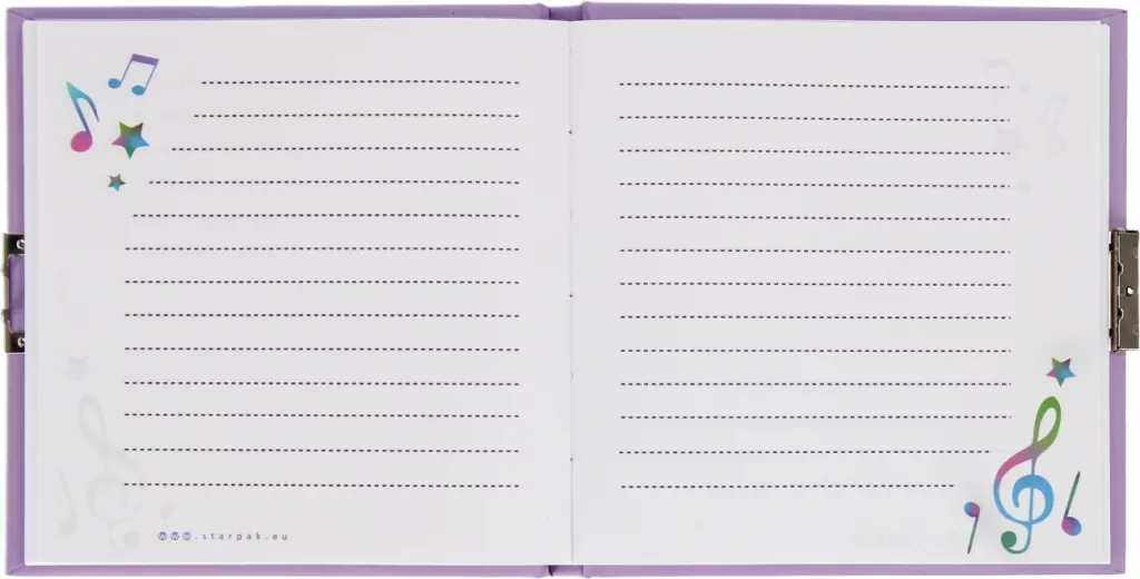 Pamiętnik zamykany Music - tantis.pl