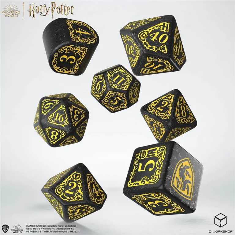 Harry Potter: Zestaw kości - Modern Hufflepuff - Czarny - tantis.pl