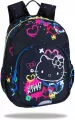 Plecak dziecięcy Hello Kitty Toby Black Neon - tantis.pl