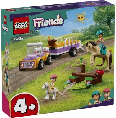 LEGO® Friends. Przyczepka dla konia i kucyka 42634